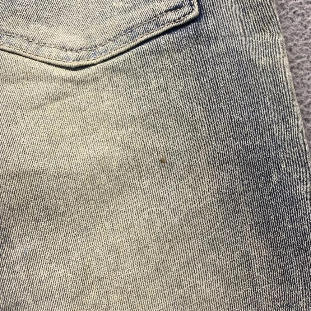 SPARK PREMIUM 29X38 Stretch Ripped Distressed Flare‎ Fit Stacked Denim Jeans